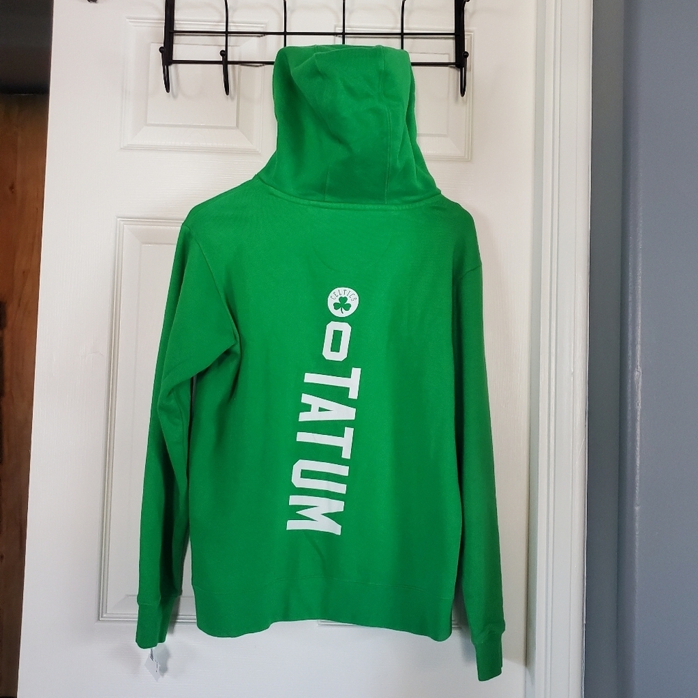 Fanatics JAYSON TATUM No. 0 BOSTON CELTICS Hooded Sweatshirt Green NBA